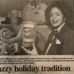 A newspaper article about jazzy holiday tradition.