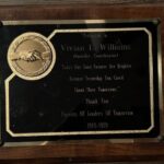 Vivian l williams award plaque.